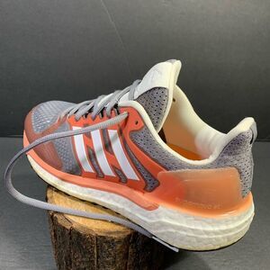 Adidas Boost Supernova ST Women’s Grey Orange Beige White Sneakers Shoe Size- 7